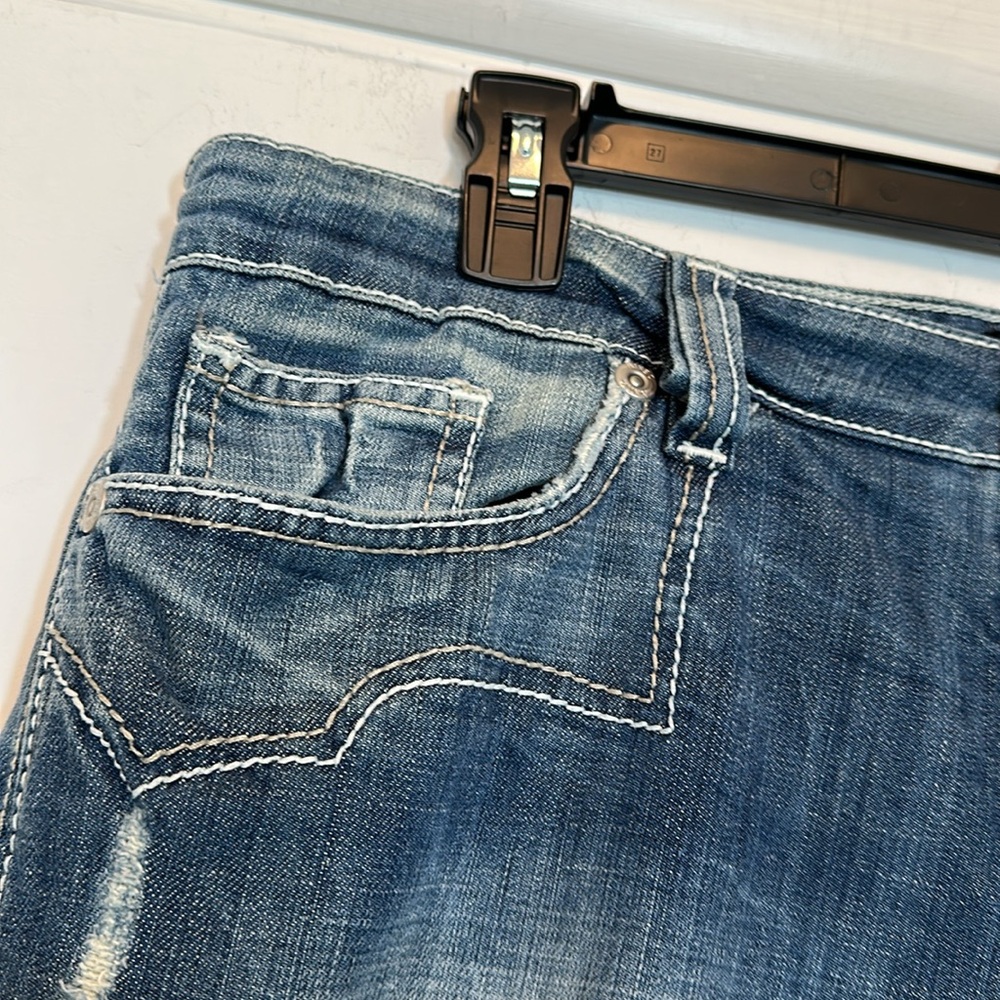 Antik Cotton Denim Blue Jean Shorts 38 like new - Picture 4 of 13